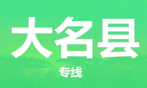 天山路街道到大名县物流专线-天山路街道到大名县货运放心物流