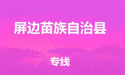天山路街道到屏边苗族自治县物流专线-天山路街道到屏边苗族自治县货运放心物流