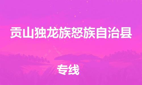 天山路街道到贡山独龙族怒族自治县物流专线-天山路街道到贡山独龙族怒族自治县货运放心物流